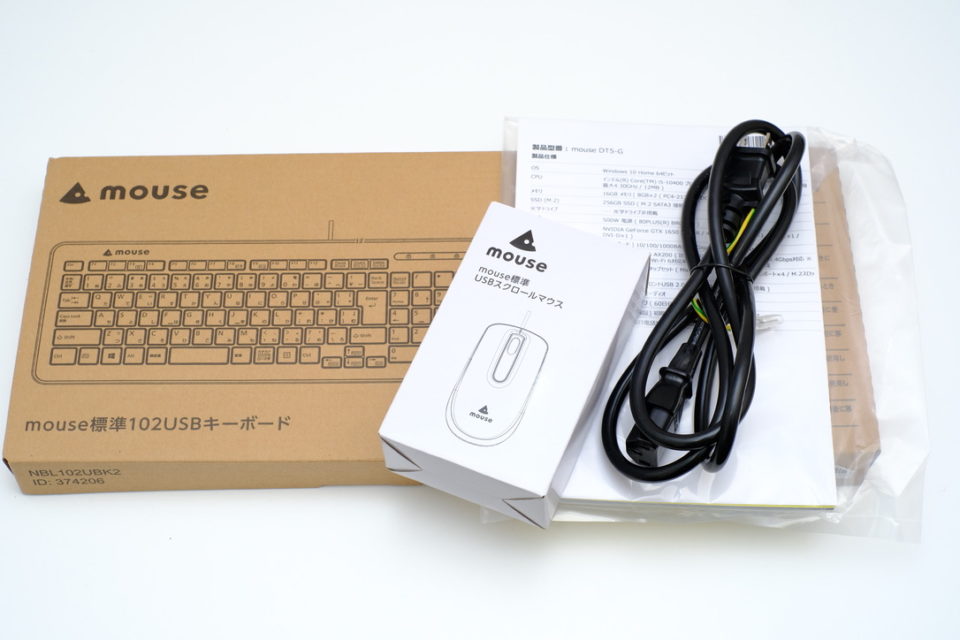 mouse DT5-G,付属品,オプション