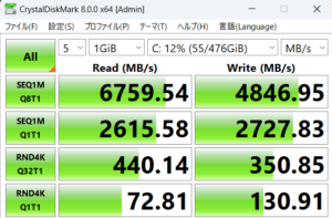 ドスパラ,GALLERIA UL7C-AA3,2022,レビュー,感想,口コミ,評価,ブログ,Arc A550M,FF15,ゲーミング性能