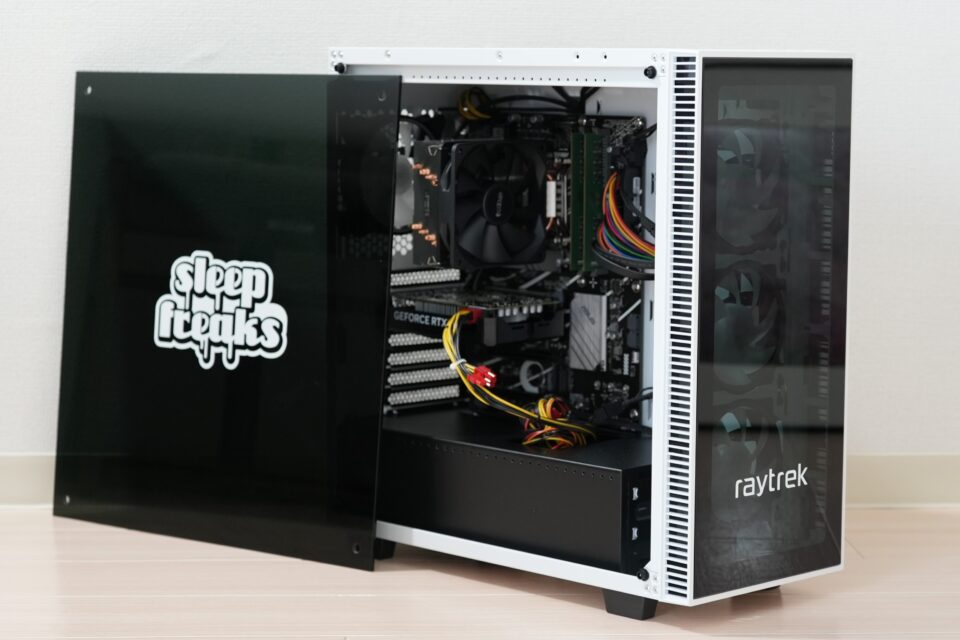 raytrek,スリープフリークス監修,レビュー,感想,口コミ,評価,ブログ,Core i7-13700F,RTX4060,ゲーム,フレームレート,